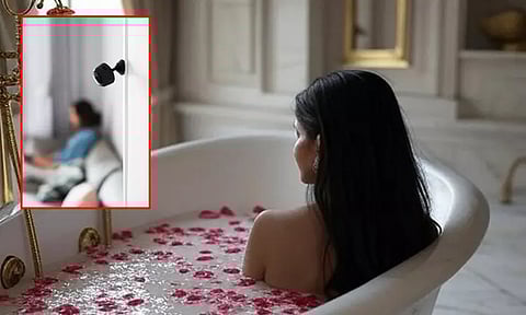 படுக்கையறை, குளியலறையில் ரகசிய கேமிரா பொருத்திய சைக்கோ கணவர்; கண்டுபிடித்த மனைவி; அடுத்து நடந்த சம்பவம்