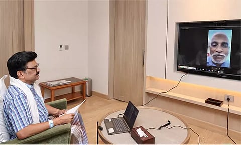 மருத்துவமனையில் இருந்தபடியே மக்களுடன் கலந்துரையாடிய முதல்-அமைச்சர் மு.க.ஸ்டாலின்