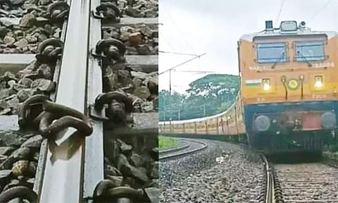 கேரளா: தண்டவாளத்தில் 5 இடங்களில் இரும்பு கம்பிகள் - ரெயிலை கவிழ்க்க சதியா?