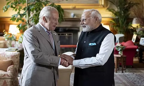 இங்கிலாந்து மன்னருடன் பிரதமர் மோடி சந்திப்பு