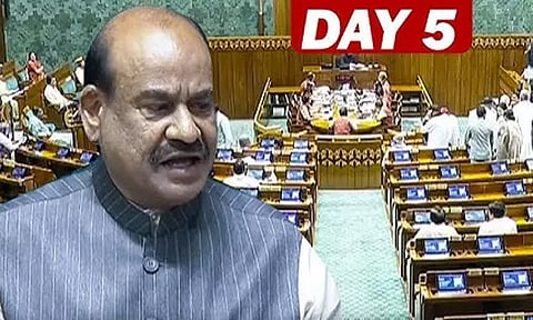 எதிர்க்கட்சிகள் கடும் எதிர்ப்பு - அமளி: நாடாளுமன்றம் 5-வது நாளாக முடங்கியது