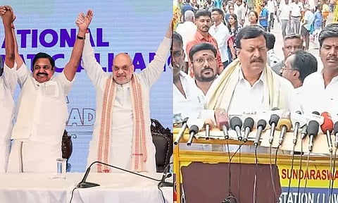 அதிமுக-பாஜக கூட்டணியின் தலைவர் எடப்பாடி பழனிசாமி தான் - சுதாகர் ரெட்டி