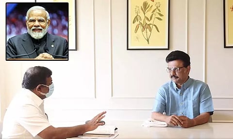 தமிழகம் வரும் பிரதமர் மோடியிடம் கோரிக்கை மனு; முதல்-அமைச்சர் மு.க.ஸ்டாலின் தகவல்