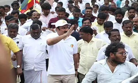 அன்புமணி ராமதாஸ் நடைபயணத்துக்கு தடை விதிக்கவில்லை: டி.ஜி.பி. அலுவலகம் விளக்கம்