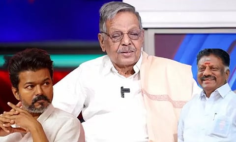 விஜய் கூட்டணியில் ஓபிஎஸ்..? 2026 தேர்தலில் திமுக - தவெக இடையேதான் போட்டி - பண்ருட்டி ராமச்சந்திரன் பரபரப்பு பேட்டி