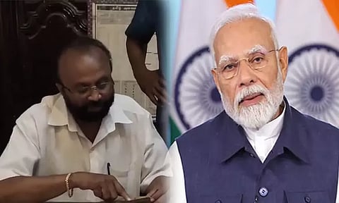 தஞ்சை மணிமாறனுக்கு பிரதமர் மோடி பாராட்டு