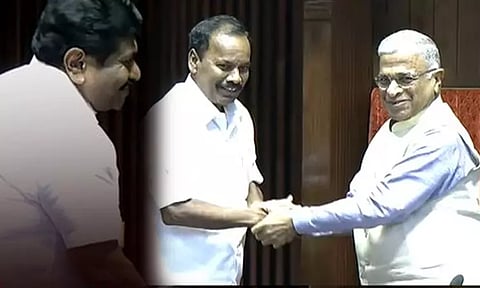 மாநிலங்களவையில் அதிமுக எம்.பி.க்கள் பதவியேற்பு