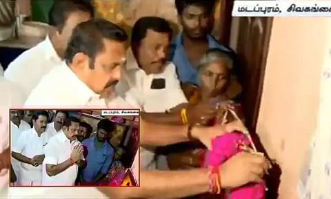 சிவகங்கை: அஜித்குமார் குடும்பத்திற்கு எடப்பாடி பழனிசாமி நேரில் ஆறுதல்