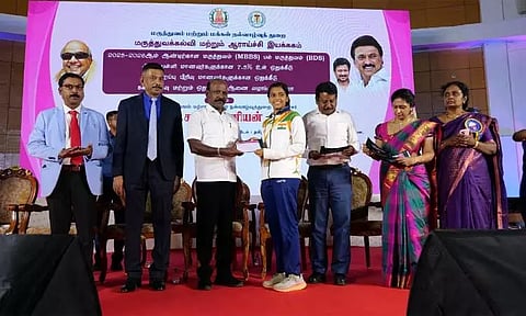 699 மாணவர்களுக்கு 7.5% உள் ஒதுக்கீடு, சிறப்பு ஒதுக்கீடு ஆணைகள் - மா.சுப்பிரமணியன் வழங்கினார்