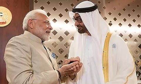 2-வது நீண்டகாலம் பணியாற்றும் இந்திய பிரதமர்: மோடிக்கு தொலைபேசியில் அமீரக அதிபர் வாழ்த்து