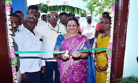 இடமாற்றம் செய்த பாவூர்சத்திரம் மின்வாரிய அலுவலகம்: மேற்பார்வை பொறியாளர் திறந்து வைத்தார்