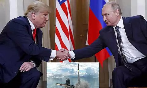 ரஷியா நோக்கி அணு ஆயுதம் தாங்கிய நீர்மூழ்கி கப்பல்களை அனுப்பிய டிரம்ப் - காரணம் என்ன?