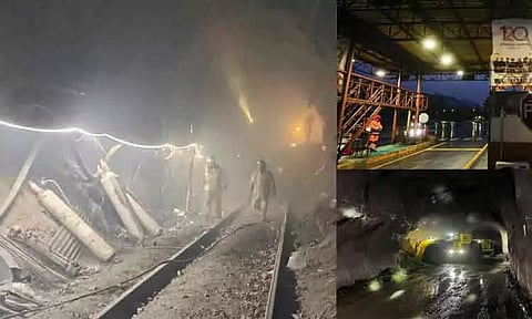 நிலநடுக்கத்தால் இடிந்து விழுந்த தாமிர சுரங்கம் - ஒருவர் பலி, 5 பேரை தேடும் பணி தீவிரம்