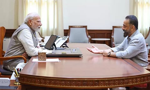 பிரதமர் மோடியுடன் கமல்ஹாசன் எம்.பி. சந்திப்பு