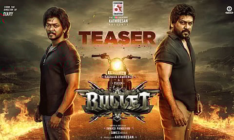 ராகவா லாரன்ஸ் நடித்த 'புல்லட்' படத்தின் டீசர் வெளியீடு