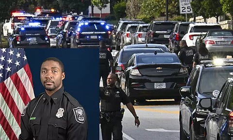 அமெரிக்கா: தேசிய சுகாதார அமைப்பின் தலைமையகத்தில் துப்பாக்கி சூடு - போலீஸ் அதிகாரி பலி