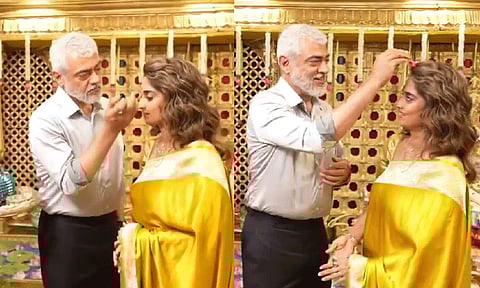 ”வீட்டுக்கு போனதும் நான் விழுகணும்” இணையத்தில் வைரலாகும் அஜித்- ஷாலினி