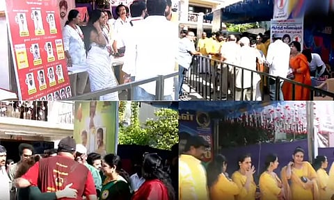 chinnathirai nadigar sangam elections begin three teams and independent candidate in fray