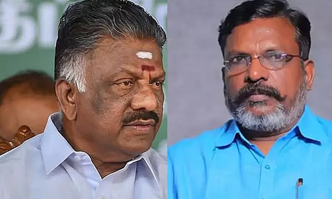 எம்.ஜி.ஆர்,ஜெயலலிதாவை விமர்சிப்பது நியாயமற்ற செயல்- திருமாவளவனுக்கு ஓபிஎஸ் கண்டனம்