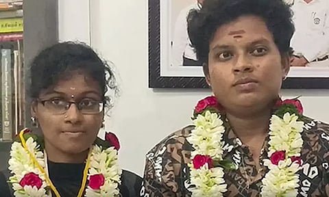 திருநம்பியை சுயமரியாதை திருமணம் செய்த இளம்பெண்