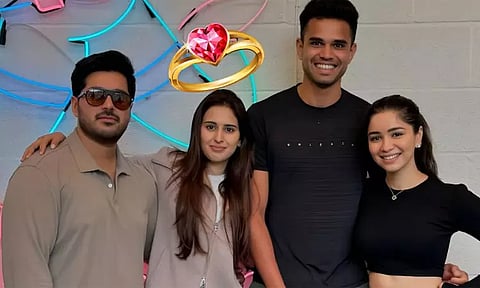 சச்சின் மகன் அர்ஜுன் டெண்டுல்கருக்கு ரகசியமாக நடந்த நிச்சயதார்த்தம்?