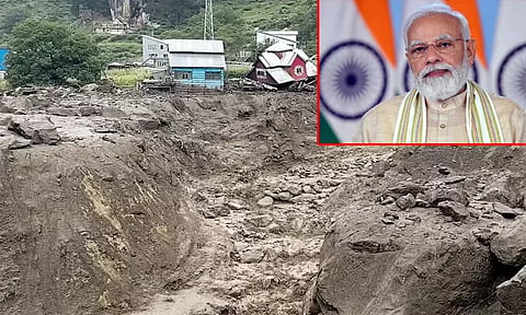 மேக வெடிப்பால் பாதிக்கப்பட்டவர்களுக்காக பிரார்த்தனை - பிரதமர் மோடி