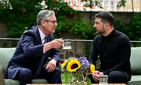இங்கிலாந்து பிரதமருடன் உக்ரைன் அதிபர் சந்திப்பு