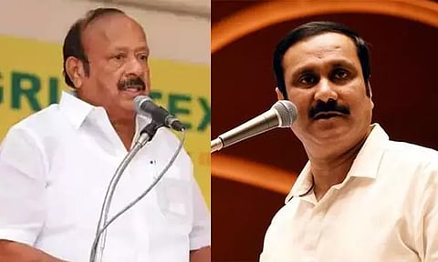 தந்தையுடன் மல்லுக்கட்டிக் கொண்டிருக்கும் அன்புமணியின் அறிக்கை விரக்தியின் உச்சம் - எம்.ஆர்.கே.பன்னீர்செல்வம்