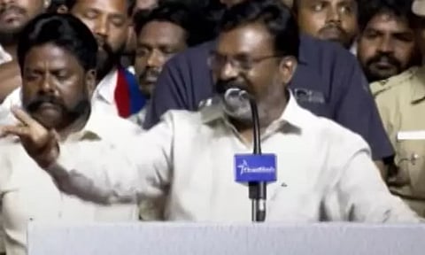 தூய்மை பணியாளர்களை பணி நிரந்தரம் செய்யக்கூடாது - திருமாவளவன்