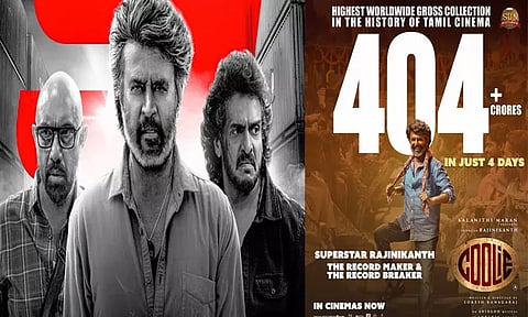 4 நாட்களில் ரூ. 404 கோடி வசூலித்த ரஜினியின் “கூலி”