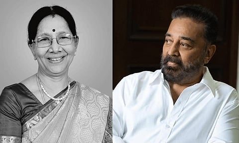 டி.ஆர்.பாலு மனைவியின் மறைவுக்கு கமல்ஹாசன் இரங்கல்