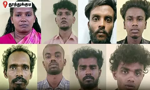 குலசை முத்தாரம்மன் கோவில் அர்ச்சகர் வீட்டில் 107 பவுன் கொள்ளை: 8 பேர் கைது