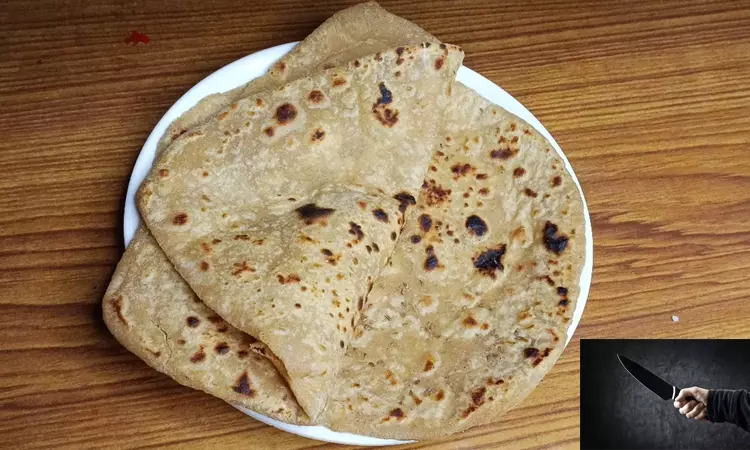 இரவு உணவுக்கு சப்பாத்தி கேட்ட கணவரை கத்தியால் குத்திய இளம்பெண் - அதிர்ச்சி சம்பவம்