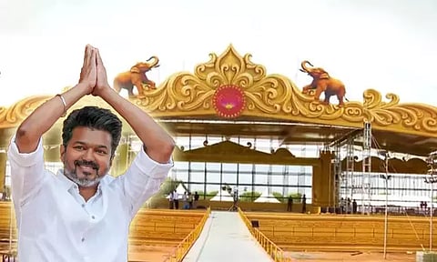 மதுரை சென்றடைந்தார் தவெக தலைவர் விஜய்