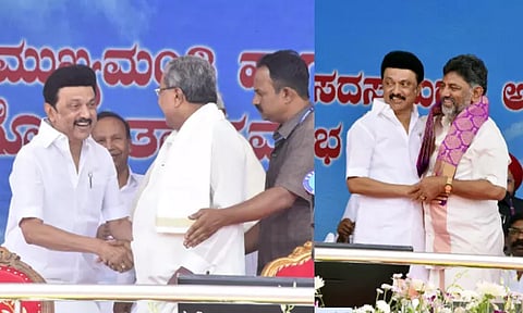 மேகதாதுவில் அணை கட்ட எதிர்ப்பு தெரிவிக்க வேண்டாம்: தமிழக அரசுக்கு சித்தராமையா கோரிக்கை