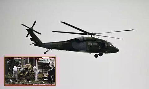 கொலம்பியாவில் லாரி வெடிகுண்டு, ஹெலிகாப்டர் வெடித்து 17 பேர் பலி