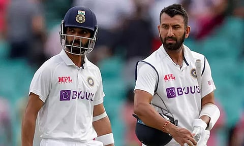 சர்வதேச கிரிக்கெட்டில் இருந்து ஓய்வு பெற்ற புஜாராவுக்கு ரகானே வாழ்த்து