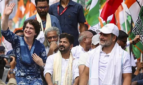 வாக்காளர் அதிகார யாத்திரை: ராகுல் காந்தியுடன் பிரியங்கா, ரேவந்த் ரெட்டி பங்கேற்பு