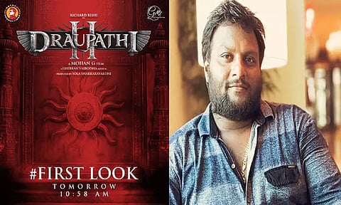 மோகன் ஜி இயக்கும் “திரௌபதி 2” படத்தின் பர்ஸ்ட் லுக் வெளியீட்டு தேதி அறிவிப்பு