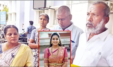 வரதட்சணை கொடுமையால் தற்கொலை: ரிதன்யாவின் பெற்றோர் விசாரணைக்குழு முன்ஆஜர்