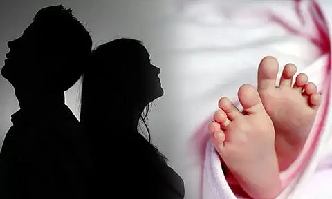 பிறந்த சில மணி நேரத்தில் பெண் குழந்தை கொன்று புதைப்பு: தம்பதி கைது