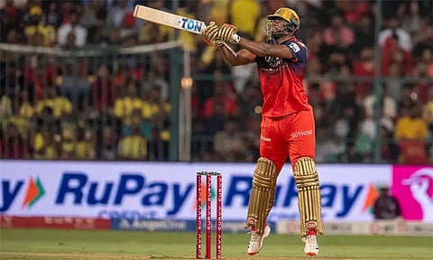 1 பந்தில் 22 ரன்கள்: வெஸ்ட் இண்டீசில் நடந்த போட்டியில் மிரள வைத்த ஆர்சிபி வீரர்