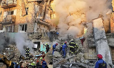 உக்ரைன் மீது ரஷியா தாக்குதல் - 21 பேர் பலி