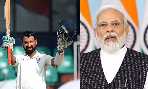 கிரிக்கெட்டில் இருந்து விடை பெற்ற புஜாரா... பிரதமர் மோடி நெகிழ்ச்சி வாழ்த்து