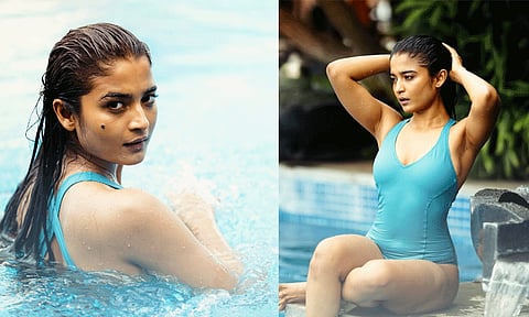 நீச்சல் உடையில் கலக்கும் ‘3 பி.எச்.கே.' பட நடிகை.. வைரலாகும் புகைப்படங்கள்