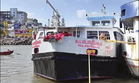 பொதிகை படகு சீரமைப்பு பணி நிறைவு - இன்று பயன்பாட்டுக்கு வருகிறது