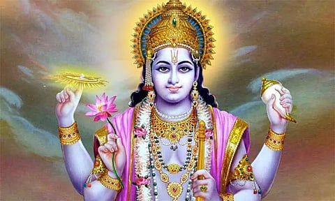 சிவபெருமானின் அருளால் மகா விஷ்ணுவுக்கு கிடைத்த சங்கு - சக்கரம்