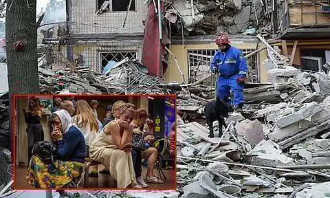 உக்ரைன் மீது நள்ளிரவில் ரஷியா டிரோன்களை கொண்டு கடுமையான தாக்குதல்