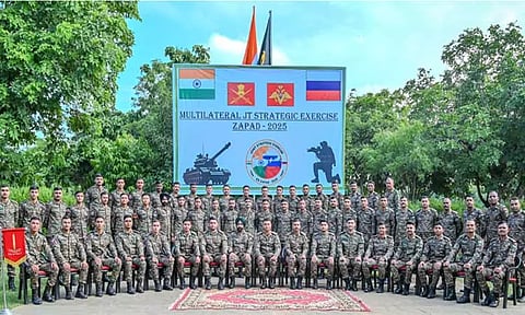 இந்தியா-ரஷியா கூட்டு ராணுவ பயிற்சி - இன்று தொடக்கம்