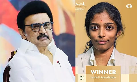 கிராண்ட் சுவிஸ் செஸ்: தமிழக வீராங்கனை வைஷாலி ‘சாம்பியன்’ - மு.க.ஸ்டாலின் வாழ்த்து